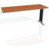 Pracovný stôl Flex, 160x75,5x60 cm, čerešňa/kov