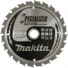 MAKITA B-33093 Kotúč pílový D 165 x 20 mm na drevo, drevo s klincami (24 TCT zubov) 2.0 mm rez