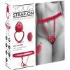 You2Toys - nositeľný vibračný stimulátor klitorisu (červený)