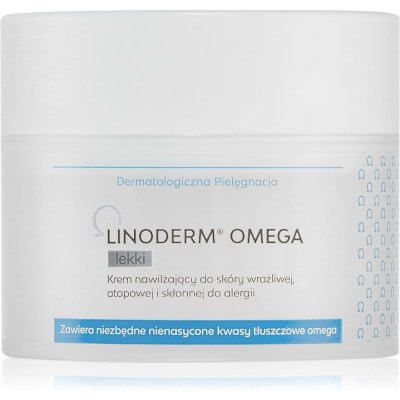 Linoderm Omega Light Cream ľahký pleťový krém pre citlivú pleť 50 ml