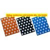 Karisblok A4 papier Bodka 4cm / 4 krúžkový PK72-11 (čierny, modrý, fialový)