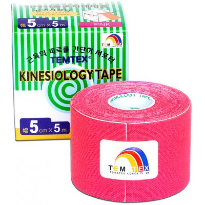 Temtex Kinesio Tape ružová 5cm x 5m
