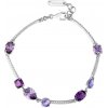Brosway Strieborný náramok s fialovými kubickými zirkónmi Fancy Magic Purple FMP132