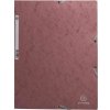 Exacompta spisovej dosky s gumičkou a štítkom Skandi A4 - staroružová
