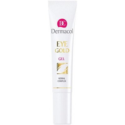 Dermacol Očný gél proti opuchom, únave a kruhom pod očami (Eye Gold Gel) 15 ml