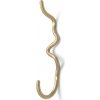 ferm LIVING Vešiak na uteráky CURVATURE 20 cm, mosadz