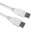 PremiumCord ku3paa2w USB 3.0 Super-speed 5Gbps A-A, MF, 9pin, 2m bílý