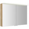 Sapho LINEX galérka s LED osvetlením, 100x70x15cm, dub Alabama LX100-0022