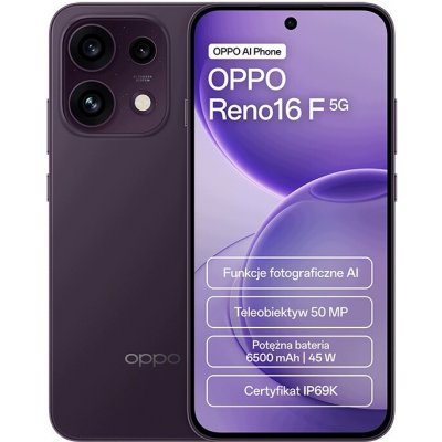 Oppo Reno16 F 5G 8GB/256GB Purple Black