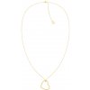 Tommy Hilfiger Slušivý pozlátený náhrdelník so srdiečkom minimal hearts 2780757