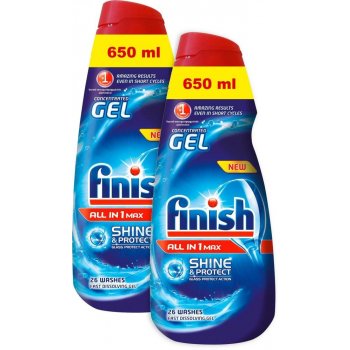 Finish All in 1 Max Shine & Protect gél 2 x 650 ml