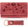 Paolo Peruzzi peňaženka z pravej kože červená - dámska