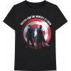 Marvel tričko Falcon & Winter Soldier Shield Logo Čierna L