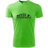 Bowling evolúcia - Pánske tričko Fantasy športové - L ( Apple Green )