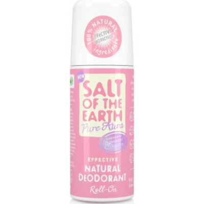 Salt of the Earth Prírodný kryštalový deodorant PURE AURA-levandula, vanilka s guličkou 75ml