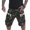 Yakuza cargo šortky BUMP CARGO CSB 23001 camouflage Farba: zelený a hnedý maskáč, Veľkosť: 40