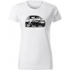T-ričko Alfa Romeo 156 predfacelift dámske tričko Farba trička: Biela, Farba potlače: Čierna, Veľkosť: XS