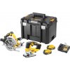 DeWALT DCK2012P2T - Kombo súprava AKU píla okružná DCS570 a priamočiara píla DCS334, 18V