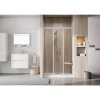 Ravak Supernova Sprchové dvere 80 cm, biele+transparentné ASDP3-80 00V401R2Z1