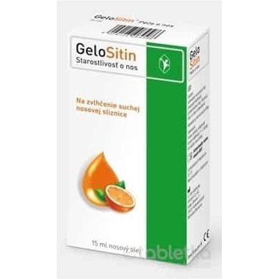 GeloSitin Starostlivosť o nos, nosový olej 15 ml