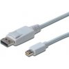 Digitus DisplayPort připojovací kabel, mini DP/M - DP/M 1.0m (AK-340102-010-W)