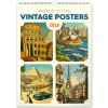NOTIQUE Nástenný Vintage plagáty svetové mestá 33 x 46 cm 2026