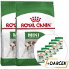 Royal Canin Mini Adult 8+ granuly pre dospelé starnúce psy 2 x 8 kg