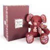 Doudou Histoire d´Ours Plyšová kamarádka tmavě růžová myška 25 cm