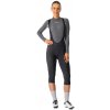 Castelli Entrata W bibknicker, Black Veľkosť: S Dámske zimné 3/4 nohavice s trakmi