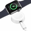 AppleKing mini prenosná bezdrôtová nabíjačka na Apple Watch - biela - možnosť vrátiť tovar ZADARMO do 30tich dní