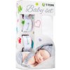 T-tomi Baby set - bambusová osuška + kočíkový kolíček White