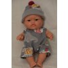Realistická panenka chlapeček Lucas v overalu se slony od firmy Paola Reina ze Španělska (Los Peques 21 cm)