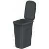 Compacta Q Flap Plus Odpadkový kôš recyklovaný čierny 35 l