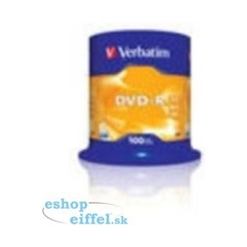 Verbatim DVD-R 4,7GB 16x, 100ks