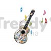 Dohány detská gitara s obrázkom 701 biela