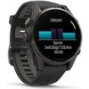 Garmin fenix® 8 – 43 mm, AMOLED, Sapphire, Carbon grey DLC titanium, Black / Pebble grey se silikonovým řemínkem, EU