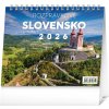 NOTIQUE Stolový kalendár Rozprávkové Slovensko 2026, 16,5 x 13 cm