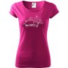 Profil Malé Karpaty - Dámske tričko Pure - 2XL ( Fuchsiová )