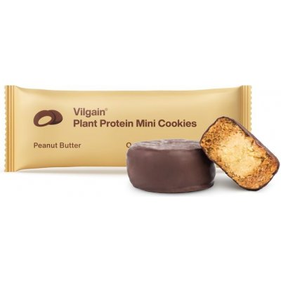Vilgain Plant Protein Mini Cookies BIO arašidové maslo 50 g (2 x 25 g)