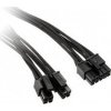 be quiet! CC-4420 ATXamp;EPS 4+4pin kábel čierna / 1x 4+4pin CPU / dĺžka 450mm BC060