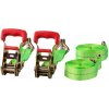 Popruh upínací Strend Pro, pás s račňou, 30 mm, L-4,5 m, max. 600 kg, bal. 2ks