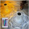 Stolná krištáľová LED lampa s diaľkovým ovládaním - 21,5 cm