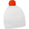 Čiapka Contrasting Winter Hat , white/white Farba: White/Neon Orange
