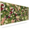 Machový obraz RASTLINY Huelma, 120x40cm, drevený biely rám
