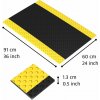 Notrax® 417 Bubble Sof-Tred - Protiúnavová rohož s vrstvou Dyna-Shield a bublinovým vzorom - čierna/žltá Rozmer: 91cm x 150cm 417