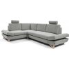 Rohová čalúnená sedacia súprava AVESTA L s úložným priestorom, ľavá, sivá LK0019 + záruka 3 roky zadarmo + záruka 3 roky zadarmo