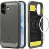 Spigen Pouzdro Rugged Armor Mag MagSafe pro Apple iPhone 17 šedé