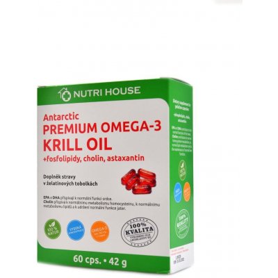 Nutrihouse Premium Omega 3 Krill Oil 60 kapsúl