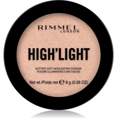 Rimmel High'light kompaktný púdrový rozjasňovač odtieň 002 Candelit 8 g