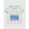 GAP 725436-01 dětské tričko s potiskem bílá